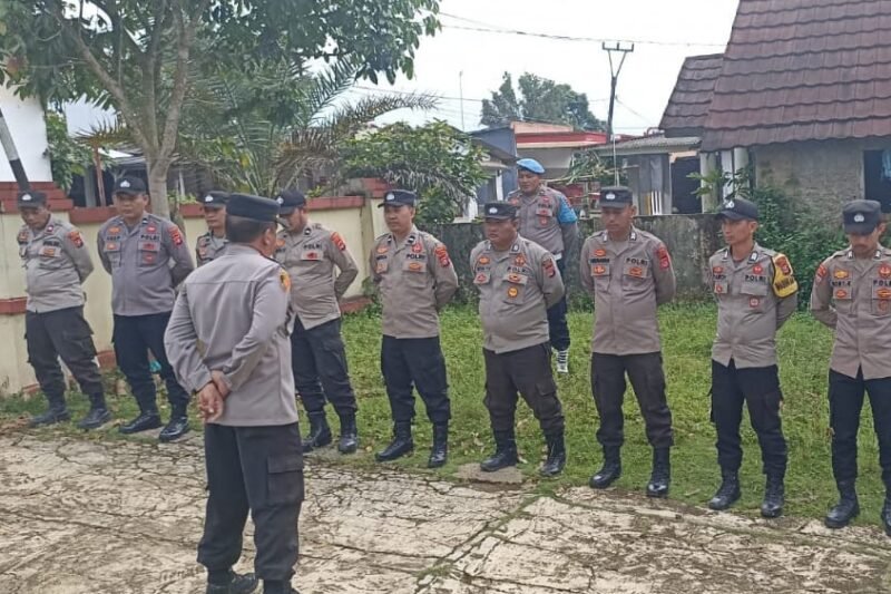 Polsek Cijaku Tingkatkan Kesiapsiagaan Lewat Apel Ops Imbangan Nataru