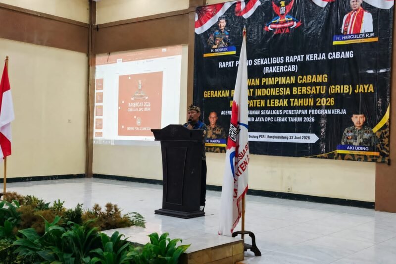 Rakercab GRIB Jaya Lebak 2026 Susun Program Prioritas dan Perkuat Konsolidasi Organisasi