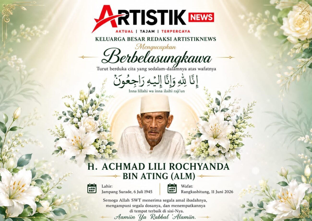 Pimpinan Redaksi ArtistikNews memberikan pernyataan belasungkawa atas wafatnya kakek Penasehat Hukum ArtistikNews. Sumber Foto (Istimewa).