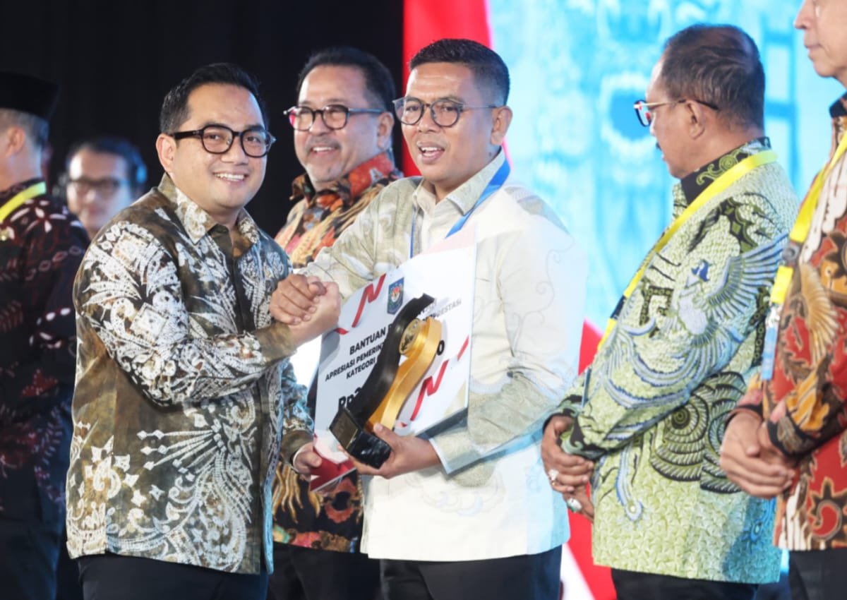 Pemprov Banten meraih penghargaan Creative Financing 2026 dari Kemendagri atas inovasi pembiayaan yang mendukung berbagai program pembangunan. (Istimewa)