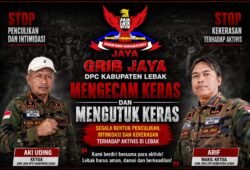 Ketua GRIB Jaya DPC Kabupaten Lebak Kawal Kasus Aktivis, Dorong Hukum Berjalan Transparan