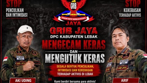 Ketua GRIB Jaya DPC Kabupaten Lebak Kawal Kasus Aktivis, Dorong Hukum Berjalan Transparan
